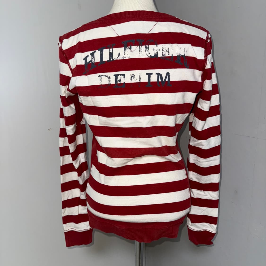 Y2K 핫걸 브이넥 타미 슬림티  상품이미지3