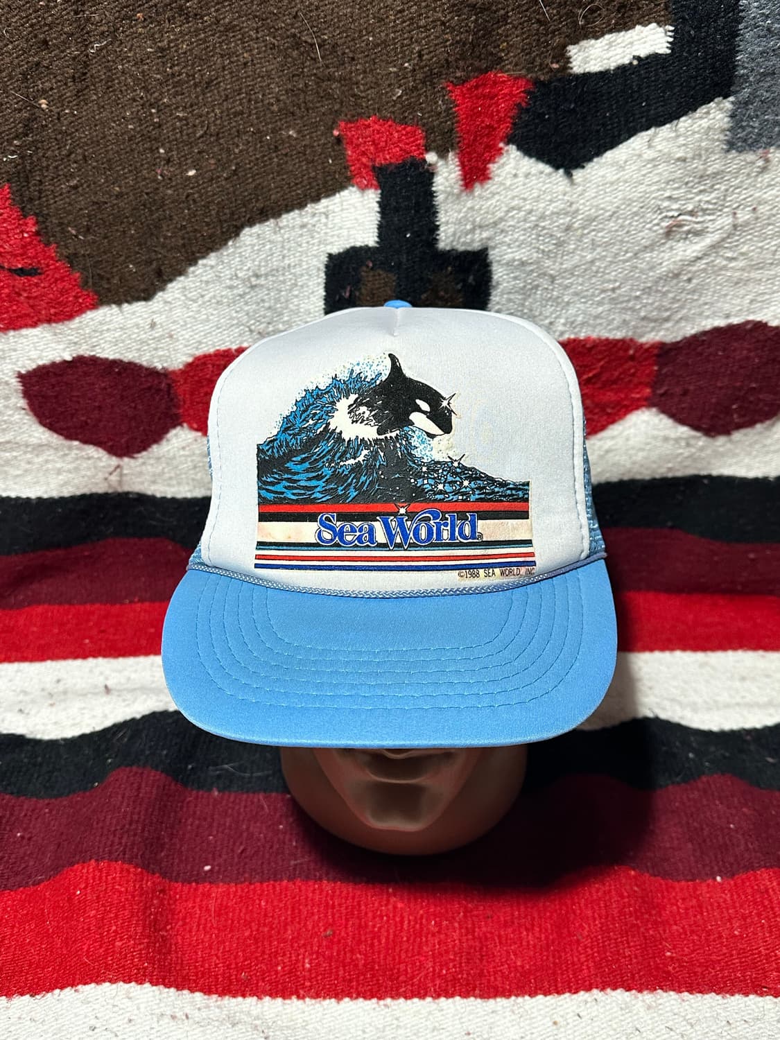 [빈티지] •Vintage 80s Sea World Trucker Cap 상품이미지2