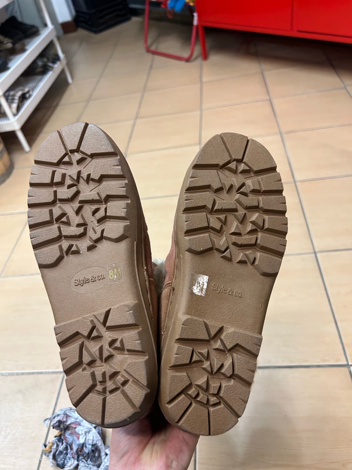 스웨이드 퍼부츠  상품이미지7