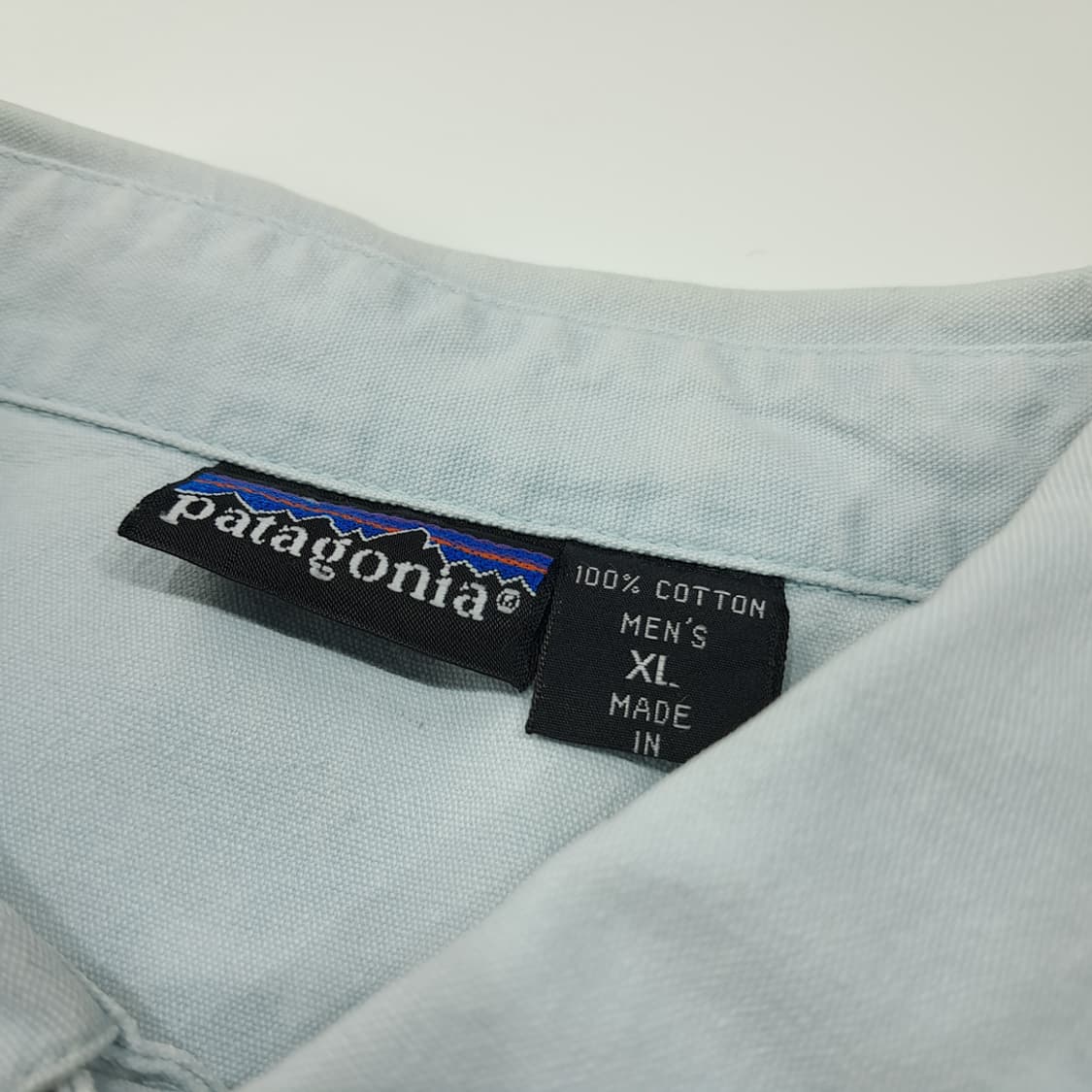 CL695 XL 파타고니아 00s 홍콩판 듀얼포켓 스카이블루 셔츠 상품이미지3