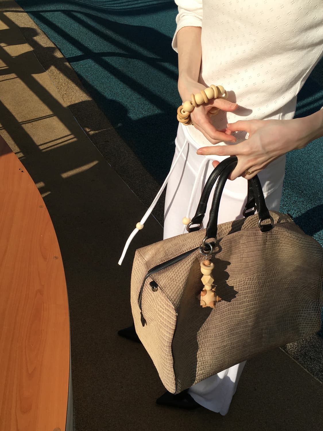 Beige Ponky Keyring 상품이미지5