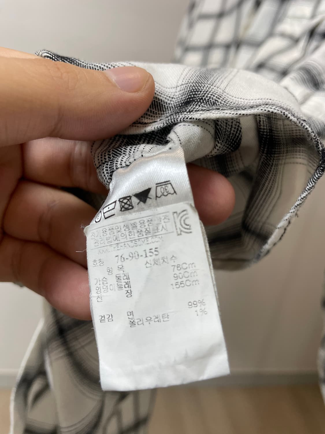 (34) Iro jeans 이로 투포켓 체크 셔츠 상품이미지8
