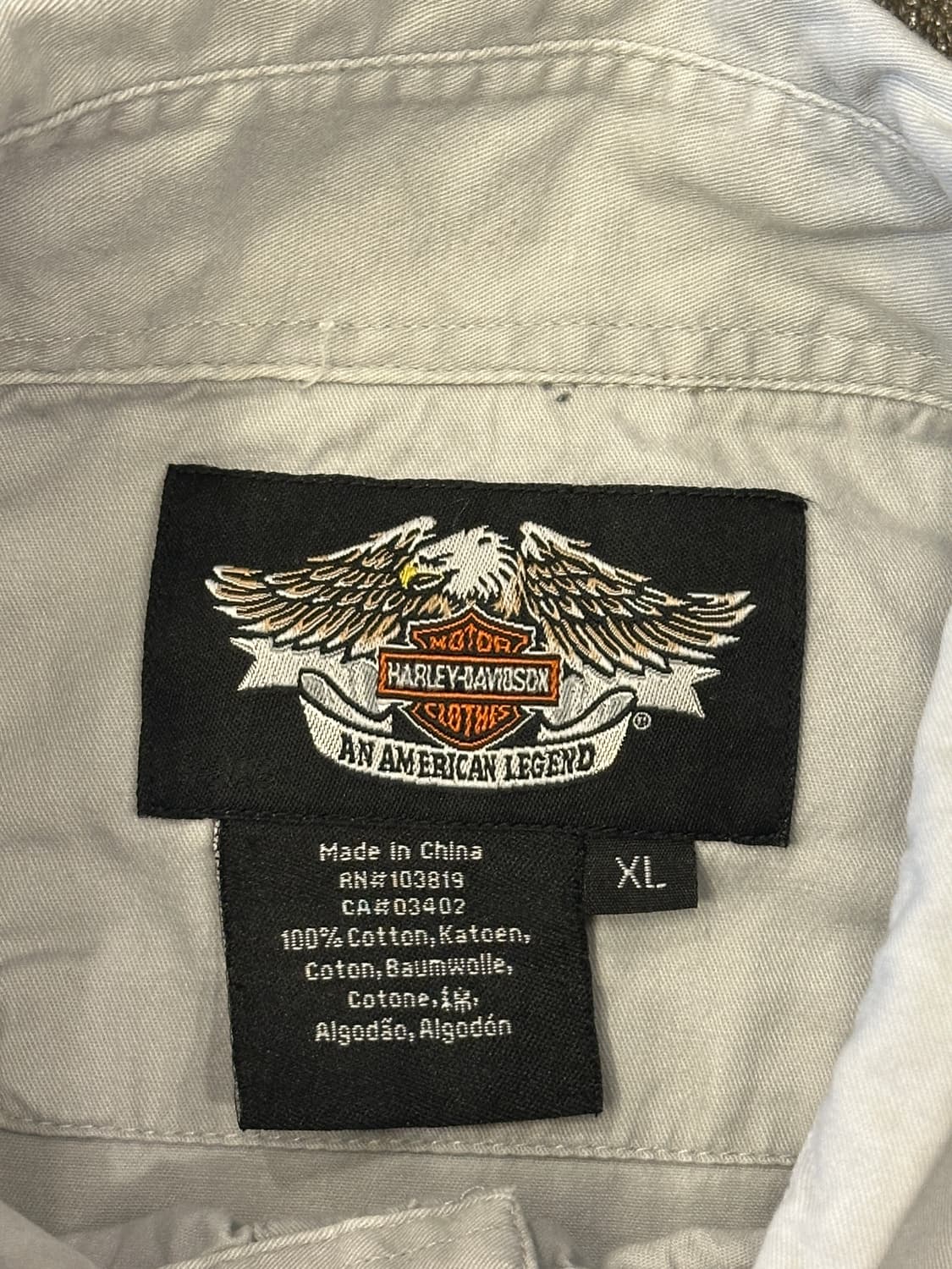 00s Harley Davidson 할리 데이비슨 반팔셔츠 XL 상품이미지4