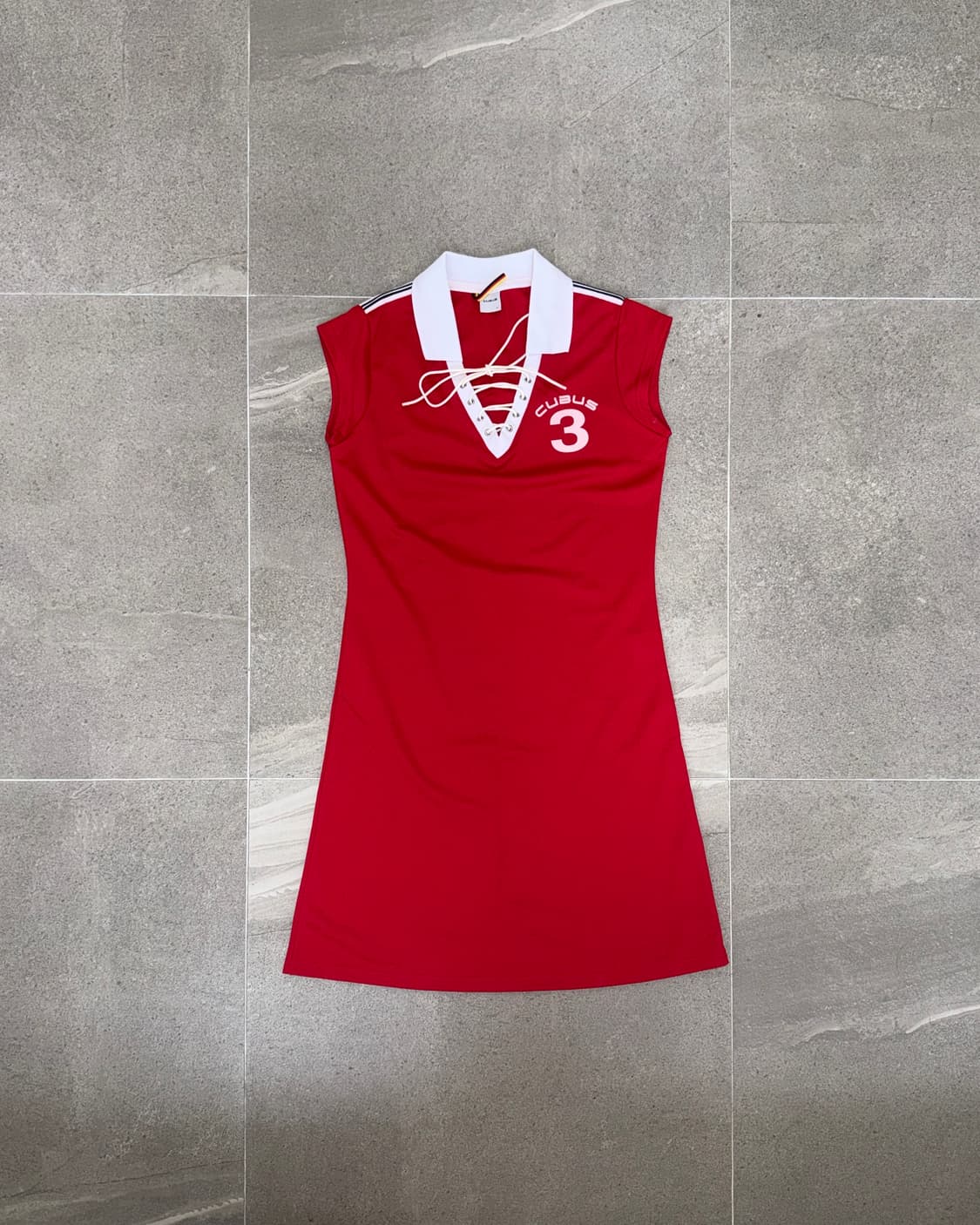 CUBUS red sporty laceup ops 상품이미지1