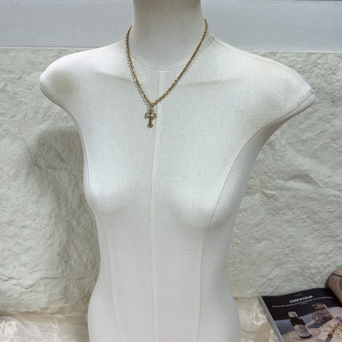 빈티지 십자가 목걸이 상품이미지1