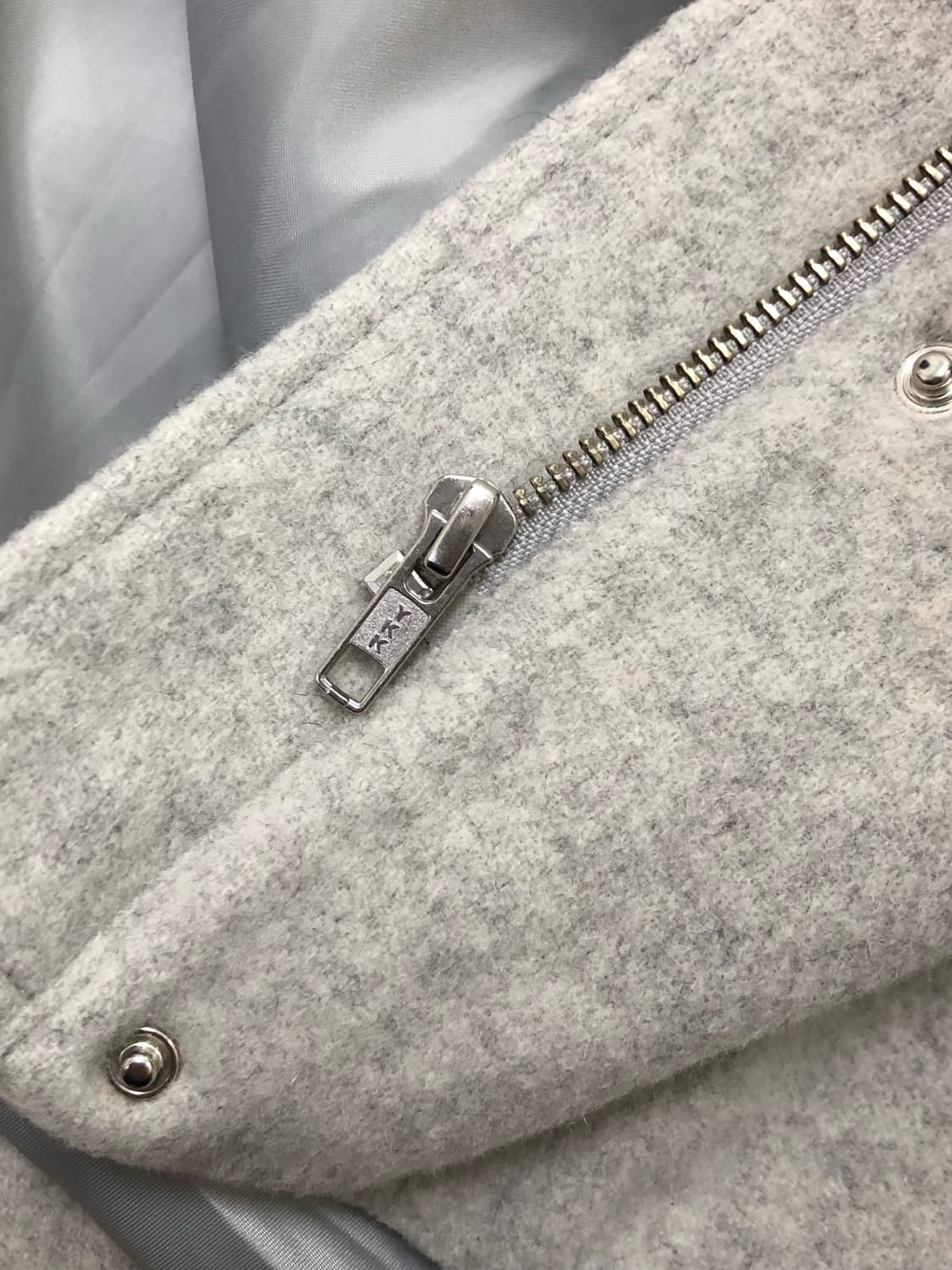 ef-de 라이트 그레이 후드 코트 상품이미지10