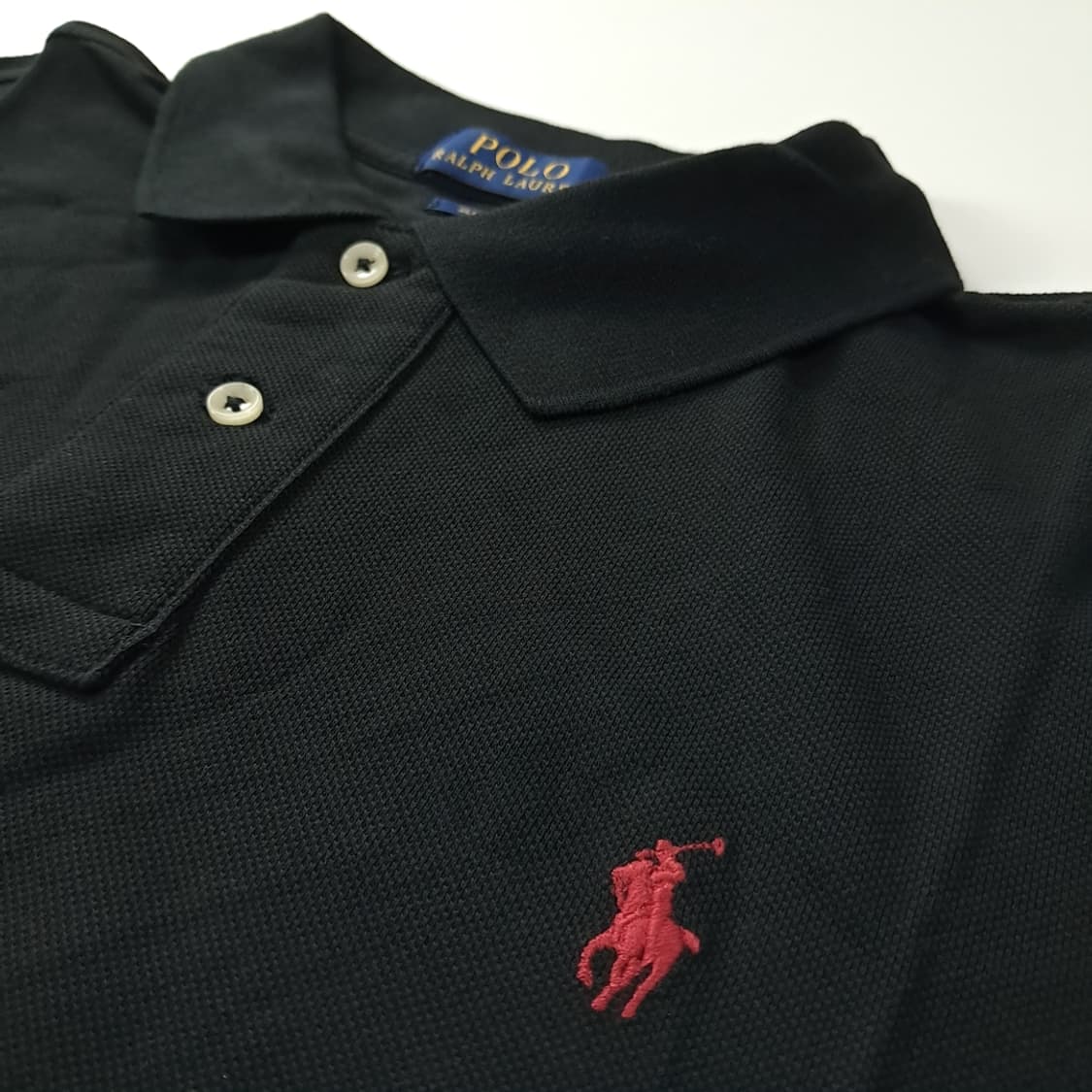 CK340 L 폴로 슬림핏 블랙 칼라 티셔츠 상품이미지4