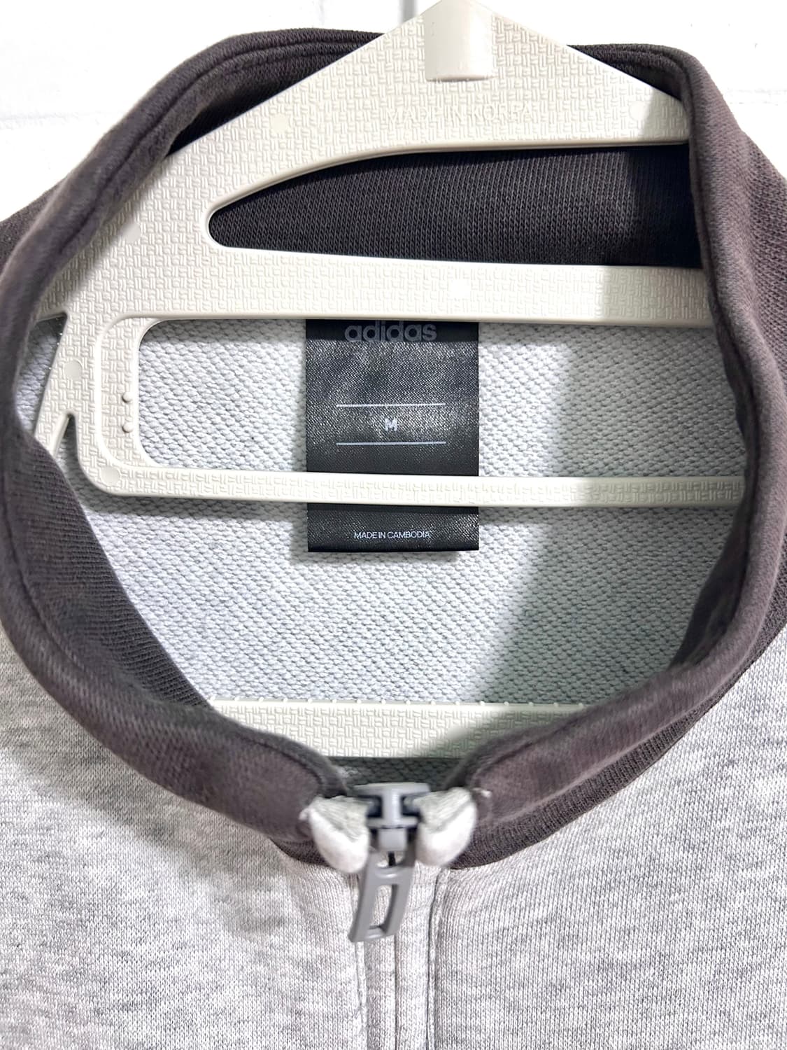 아디다스 회검 코튼져지 m 상품이미지3