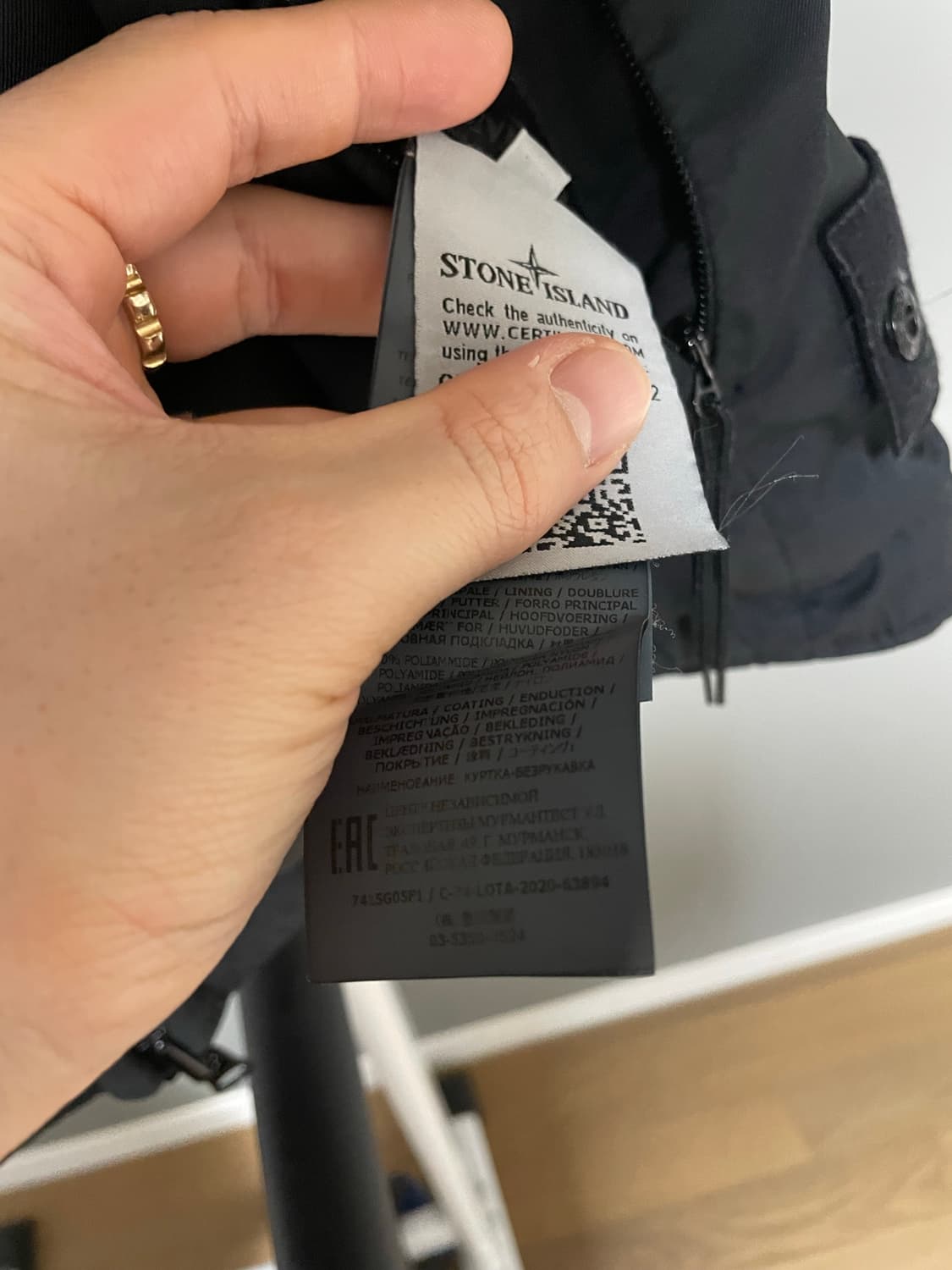 스톤아일랜드 고스트피스 21ss 리버시블 패딩 베스트 조끼 상품이미지3