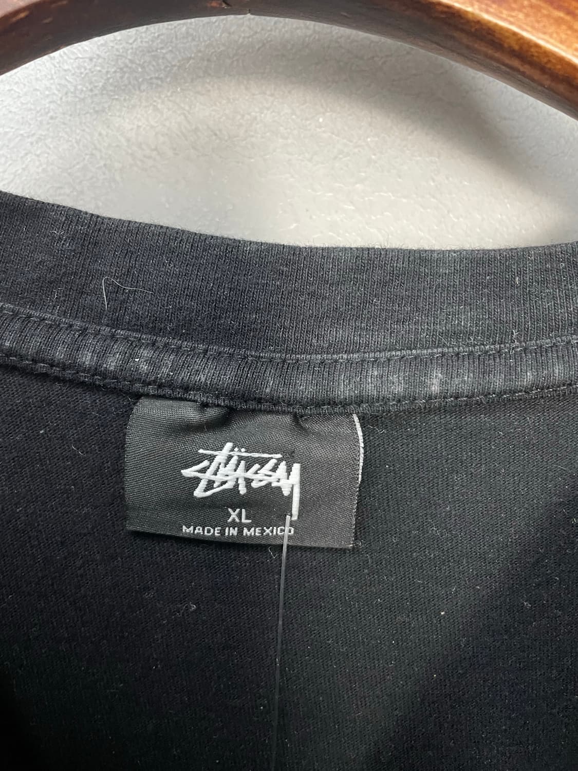 스투시 카멜리아 피그먼트 다이드 블랙 반팔 H1830 상품이미지7