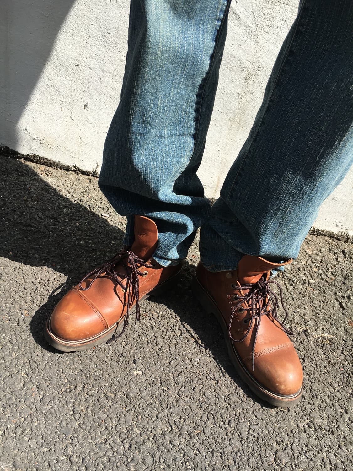 Brown work boots 상품이미지1