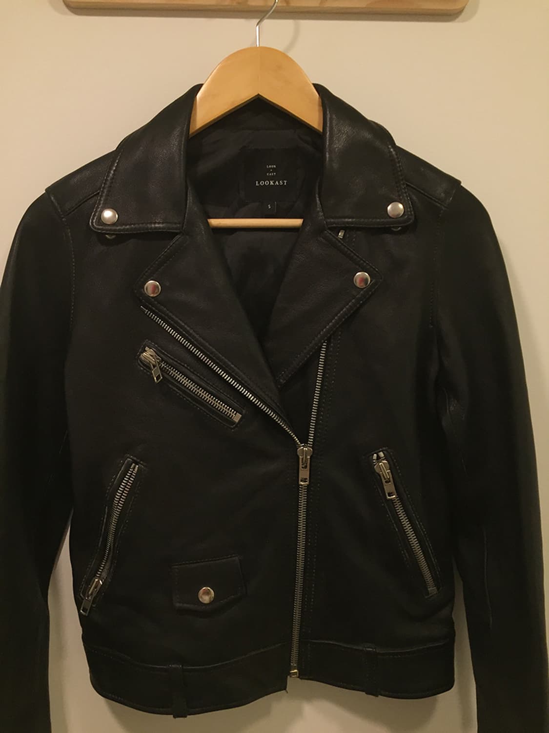 여성 룩캐스트 라이더 가죽자켓 95 상품이미지3