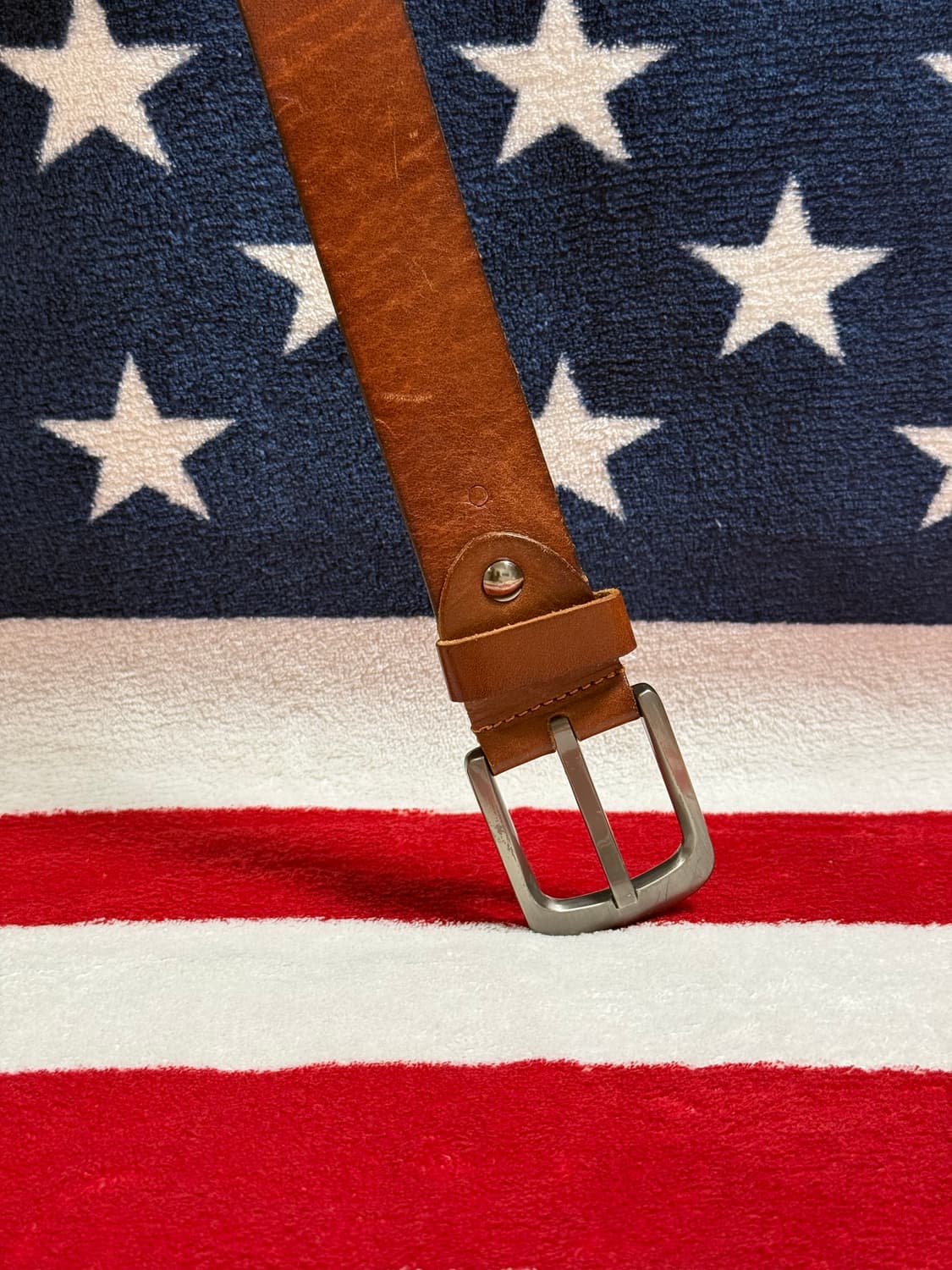 빈티지레더벨트 Cowhide Leather belt 브라운 가죽벨트 상품이미지7