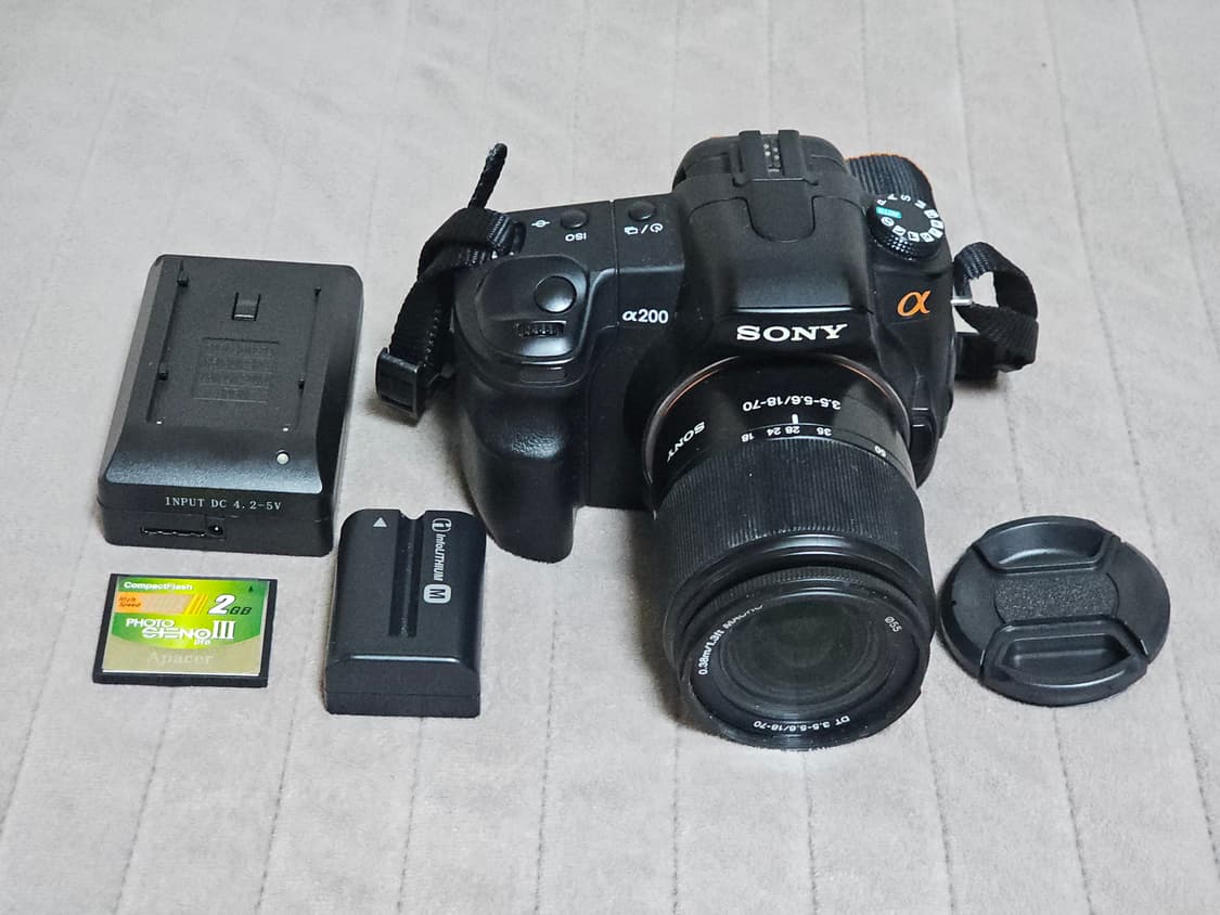 소니 알파 A200 DSLR 카메라 상품이미지10