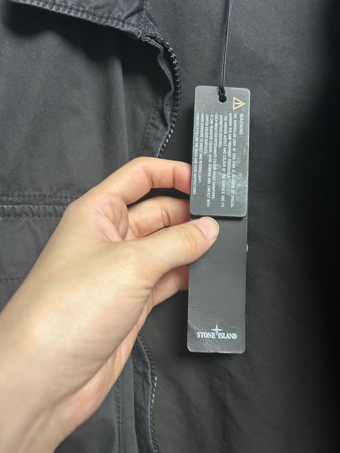 22ss 스톤아일랜드 올드 이펙트 오버 셔츠 블랙 L 상품이미지4