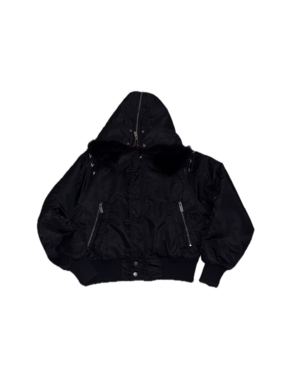 Studded Hooded N2B Jacket 상품이미지1