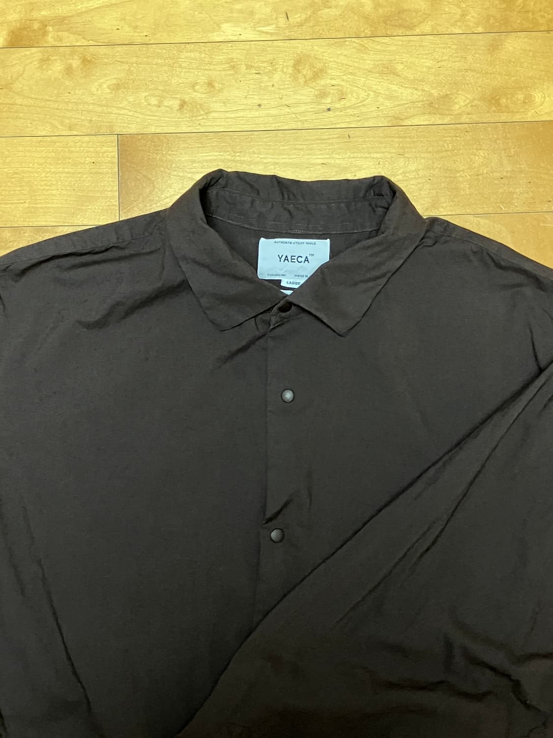 YAECA extreme wide comfort shirts L size 상품이미지3