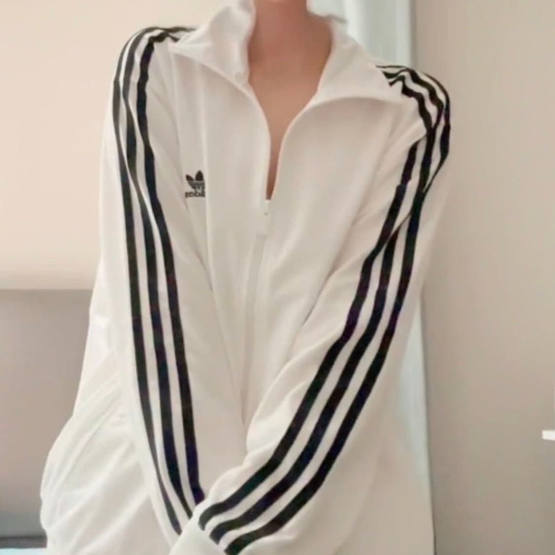 아디다스 화이트 흰검 파이어버드 져지 트랙탑 상품이미지1