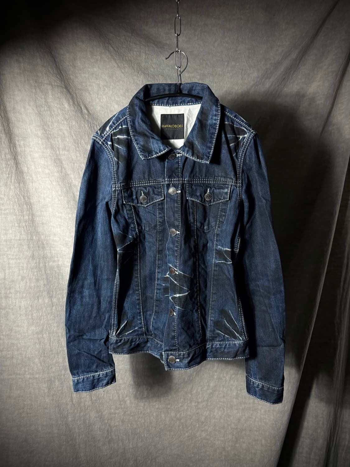 BUFFALO BOBS Crack Wash Denim Jacket 상품이미지2
