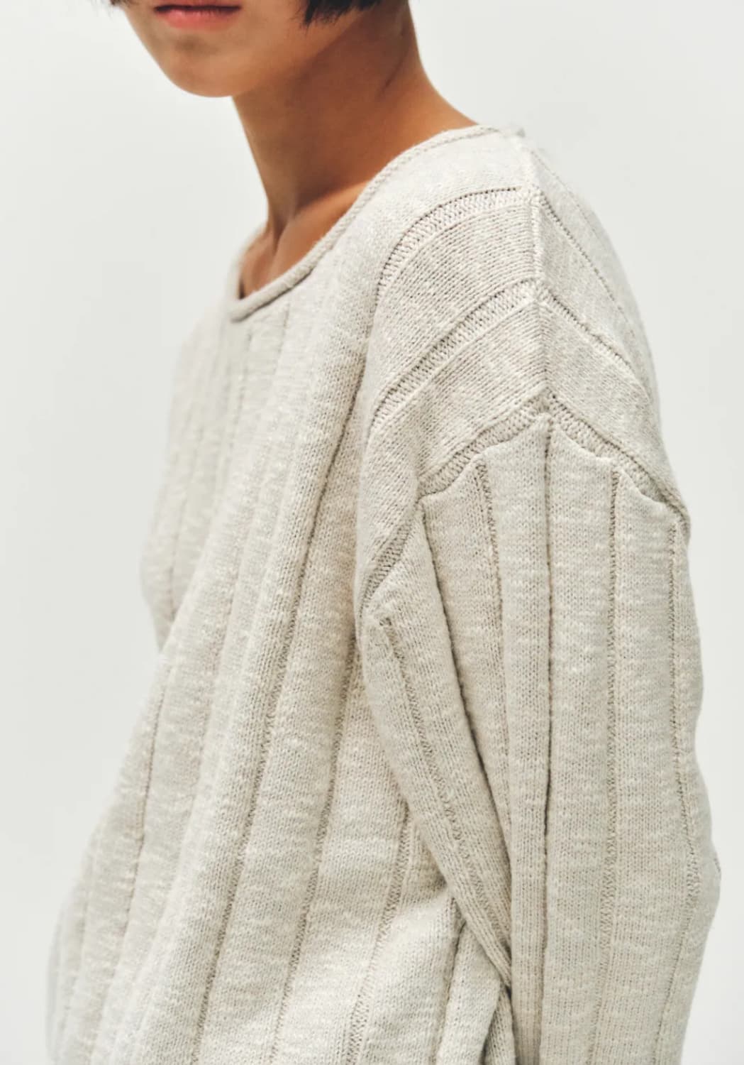 플리즈프로젝트 STRUCTURED RIBBED KNIT, MELANGE 상품이미지3