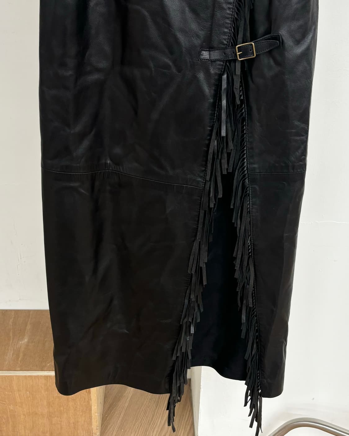 랄프 로렌 퍼플라벨 레더 롱스커트 상품이미지3