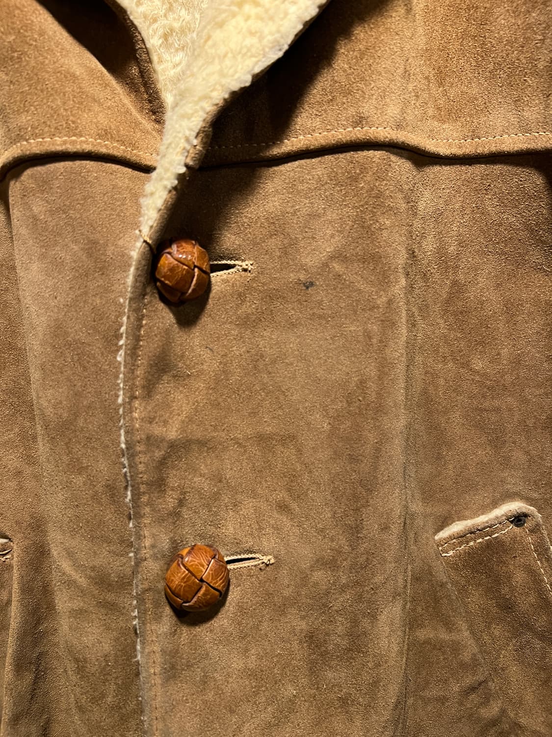 [M]70's Sears USA 오크브룩 스포츠웨어 리얼 스웨이드 자켓 상품이미지3