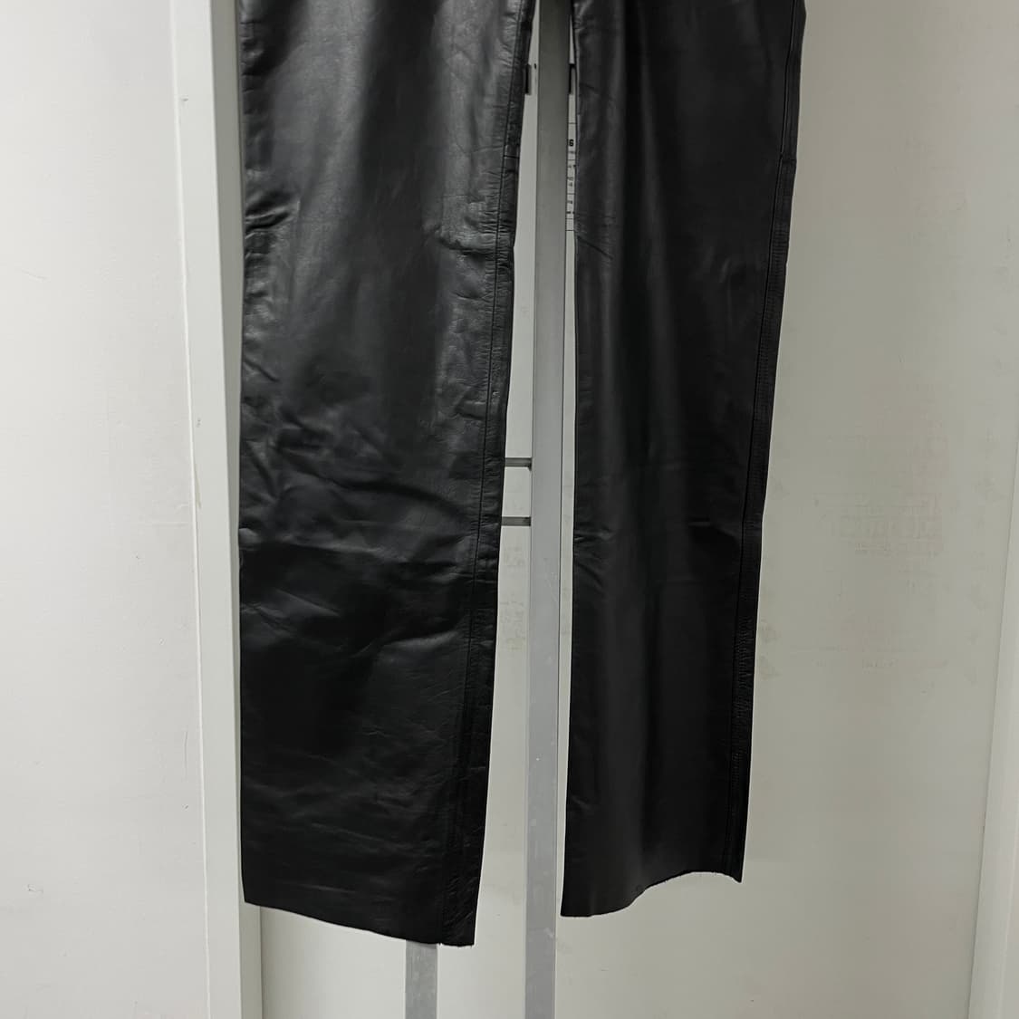 빈티지 블랙 레더 팬츠(소가죽) 34 상품이미지3