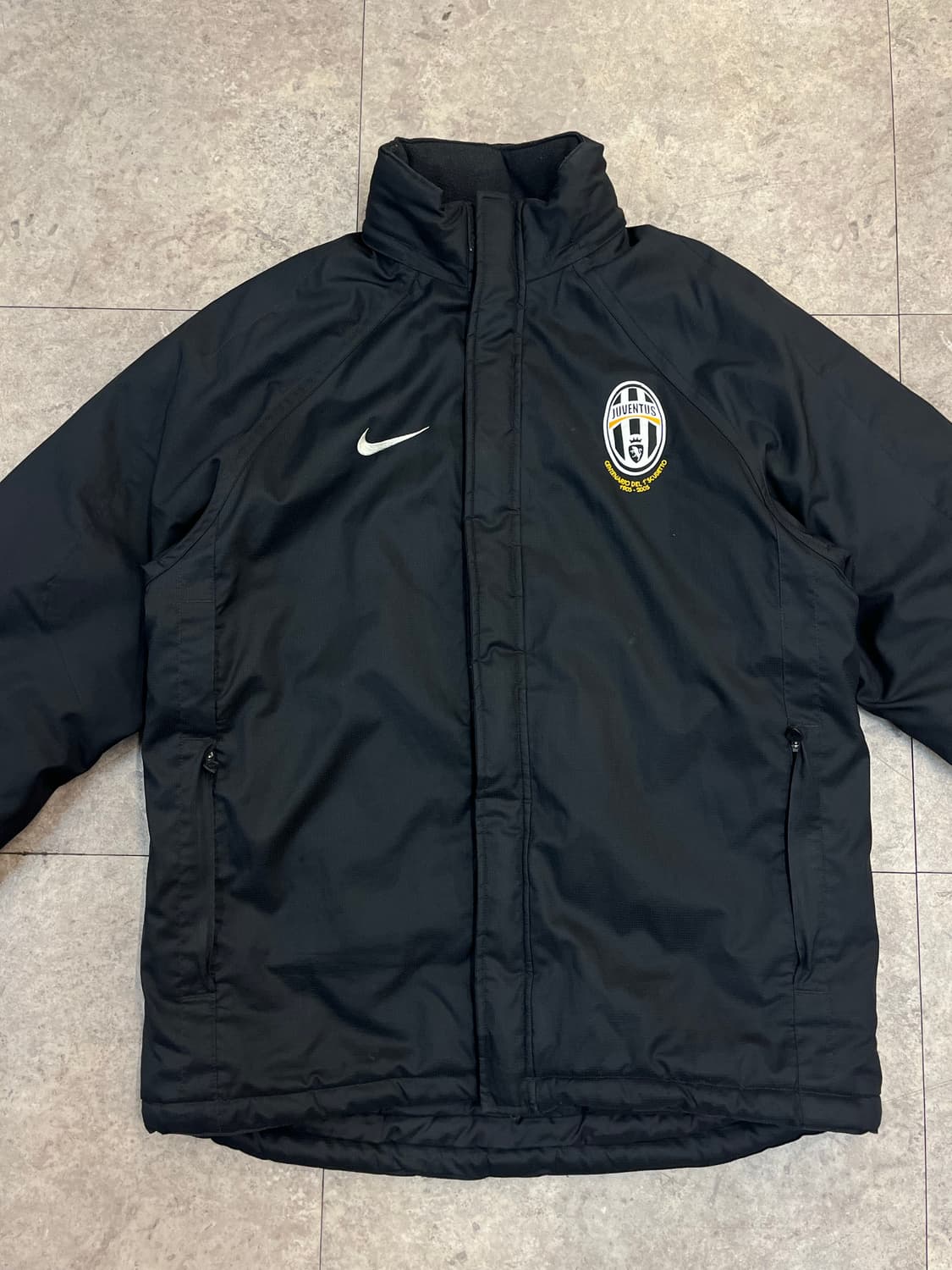 나이키 유벤투스 패딩 자켓 블랙 S 95 #csz2976 상품이미지4