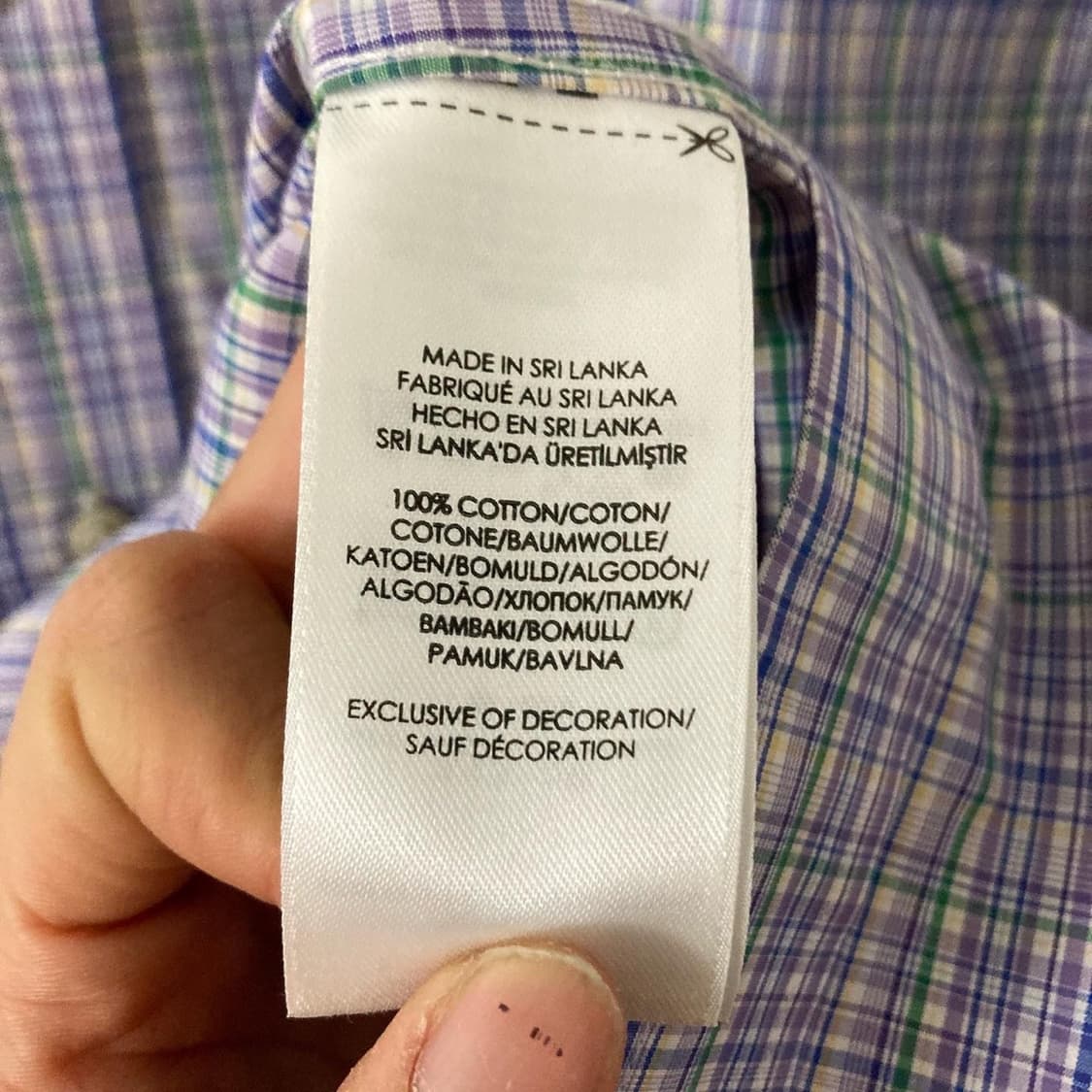 폴로 랄프로렌 멀티컬러 체크 셔츠 상품이미지4