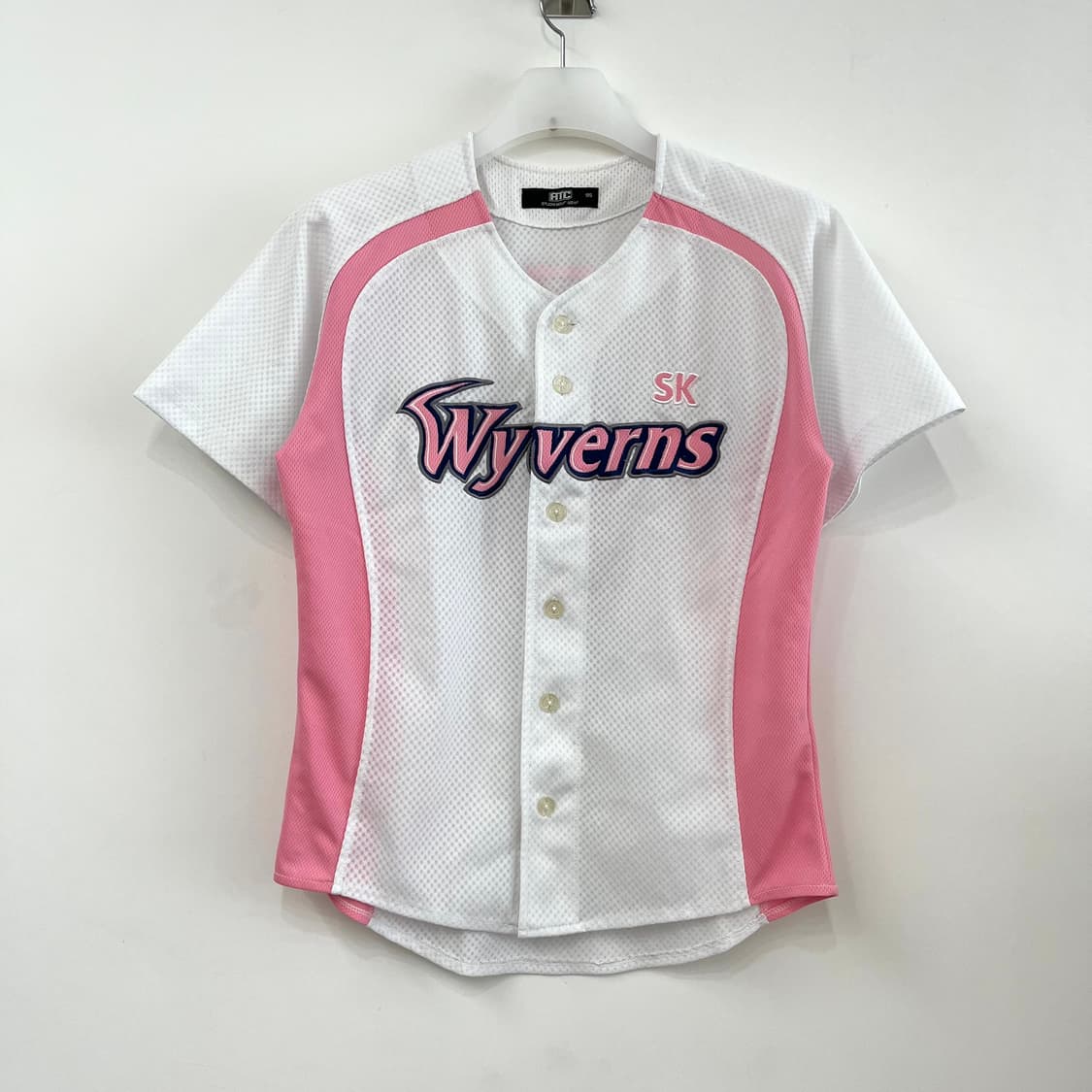 SK와이번스 ATC 정근우 마킹 핑크 반팔 유니폼 상품이미지2