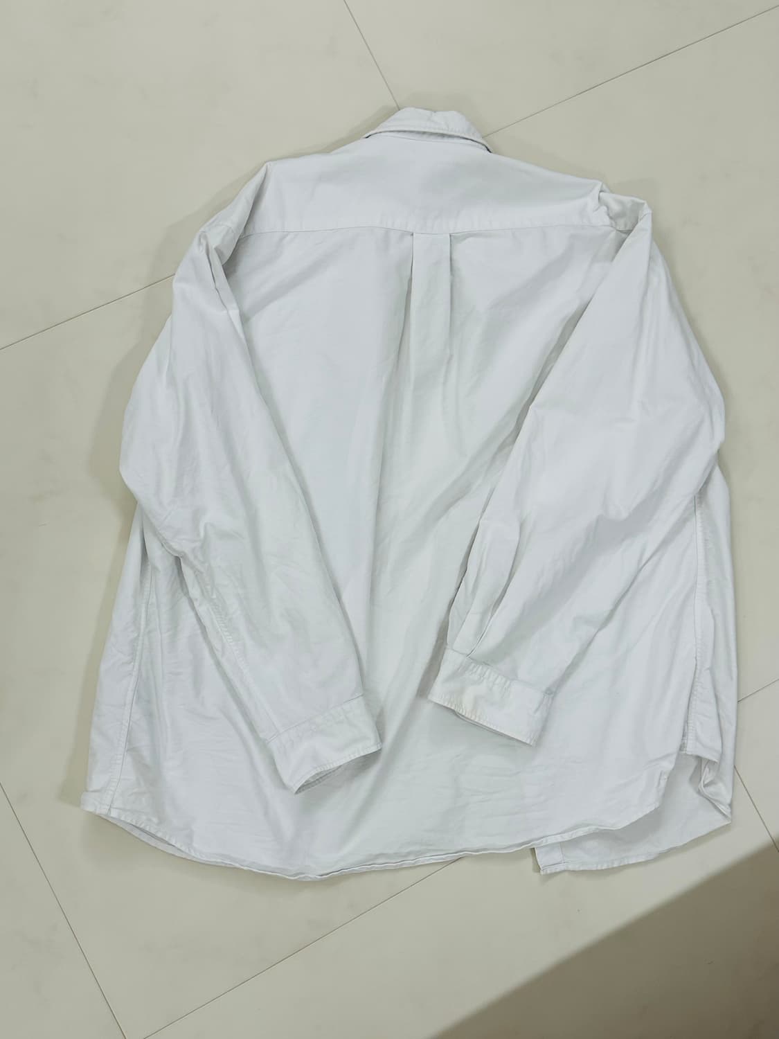 토마스모어 옥스포드 셔츠 남자 화이트 (L, 105) 상품이미지3