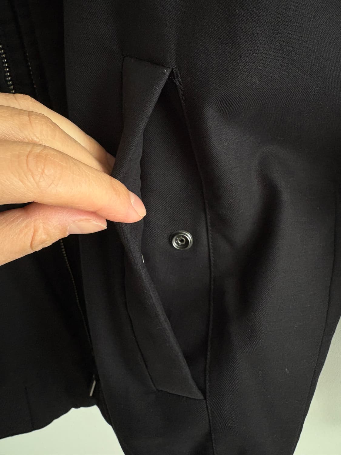 COS 코스 남자 블랙 봄버 패딩 자켓(S) 상품이미지10