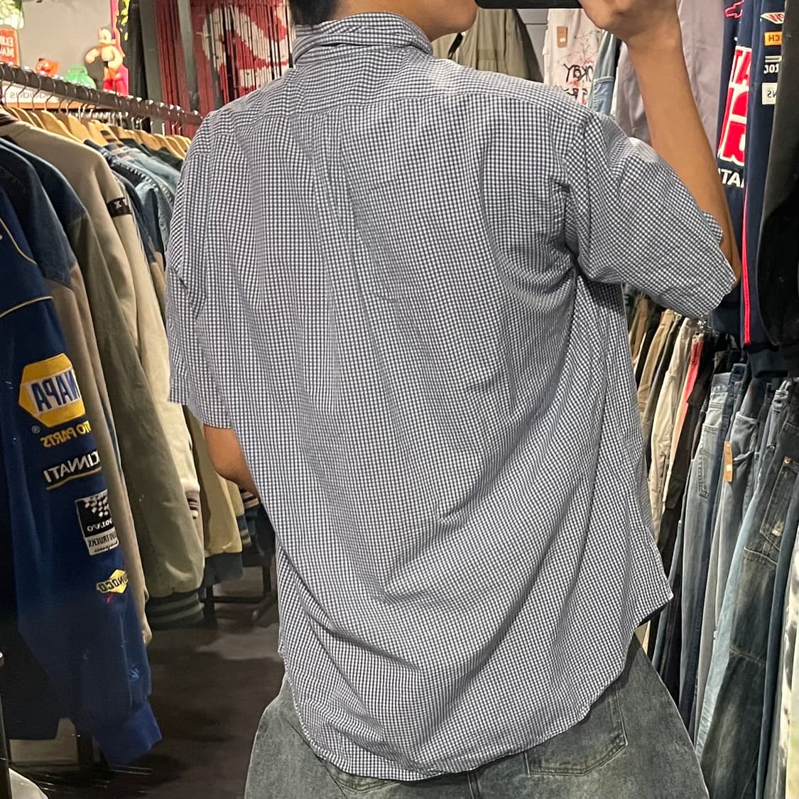 [IM] polo 폴로 체크 블루 반팔셔츠 상품이미지7