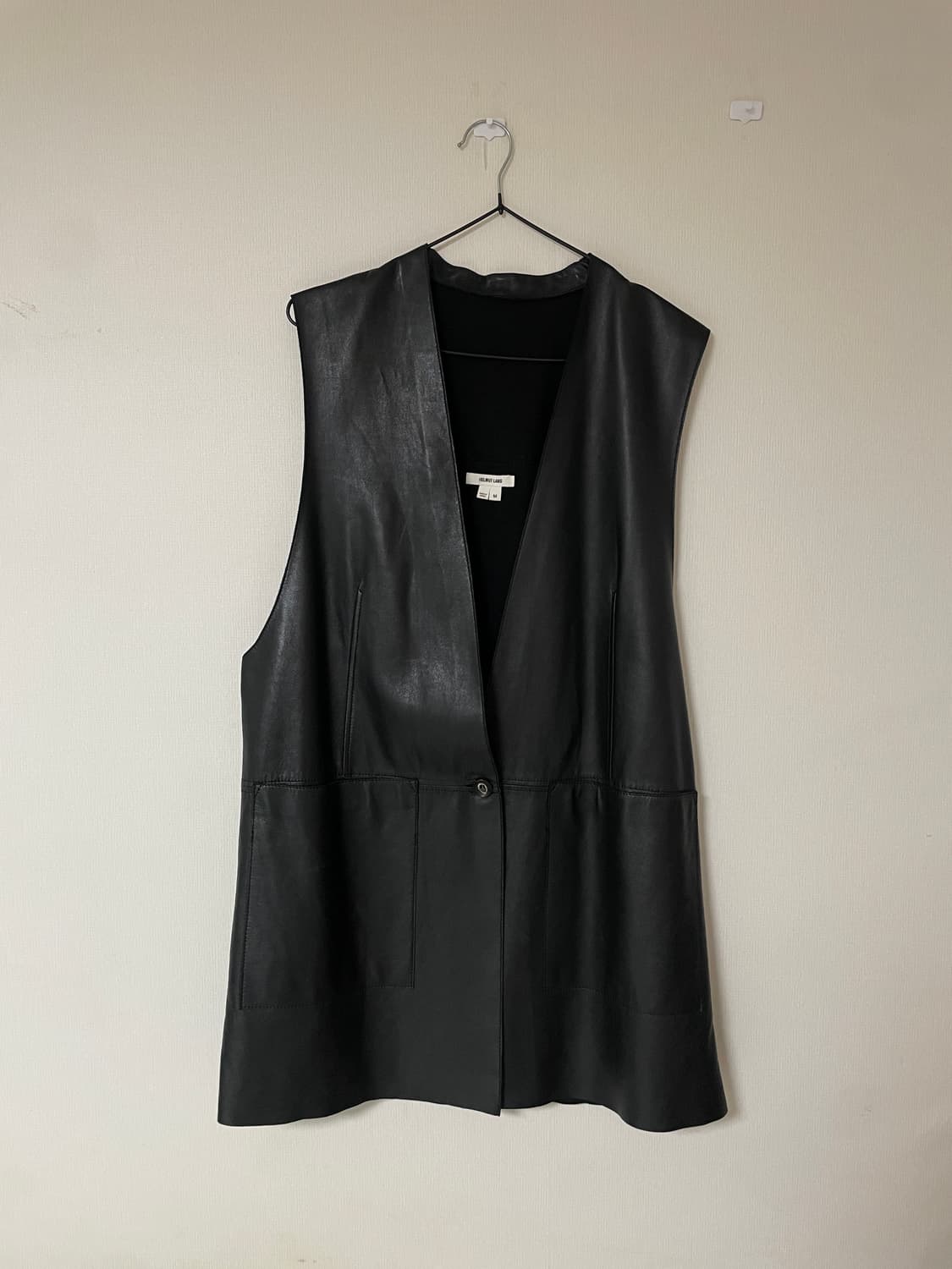 헬무트 랭 레더 베스트 M 상품이미지1