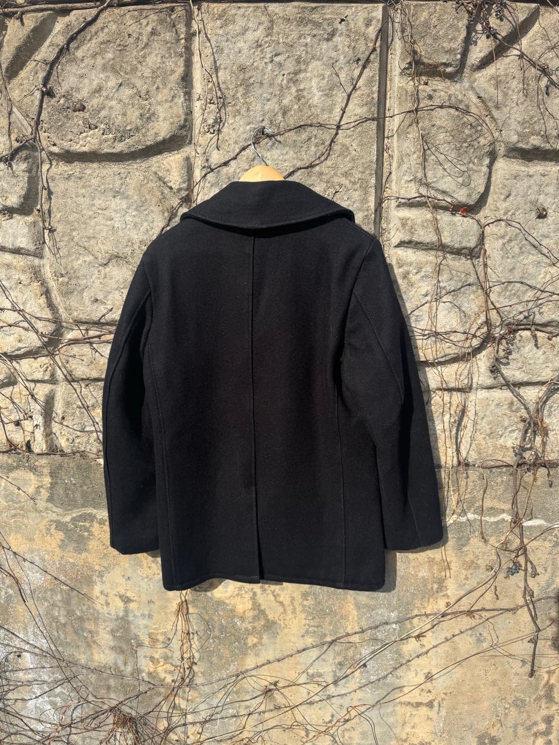 90s schott 미군 미해군 usn 740n 10버튼 피 코트 상품이미지2