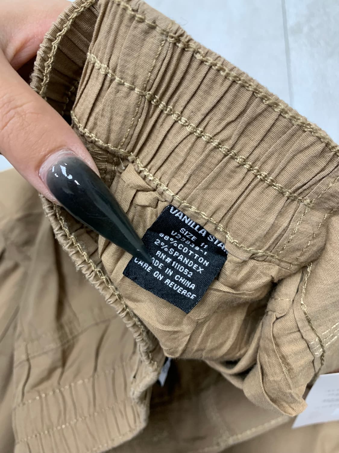Vanilla star 진베이지 카고팬츠 상품이미지5