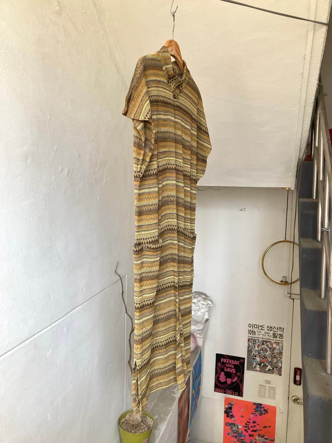 에스닉 패턴 레이어드 가디건 상품이미지4