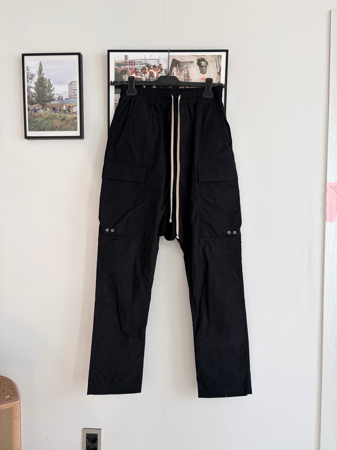 [46] 릭오웬스 24SS 드로스트링 카고 팬츠 상품이미지1