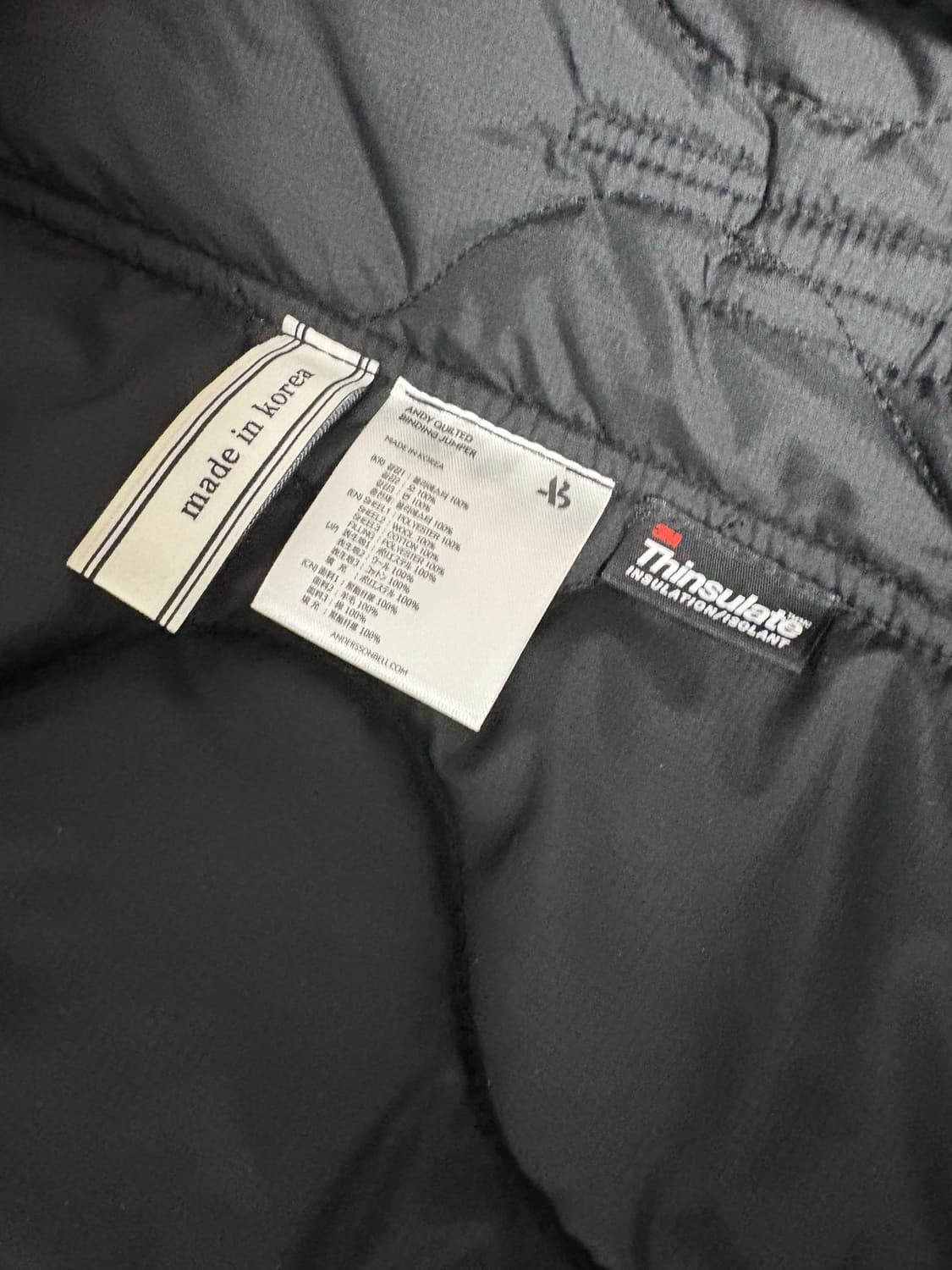 앤더슨벨 퀄티드 자켓 m 상품이미지6