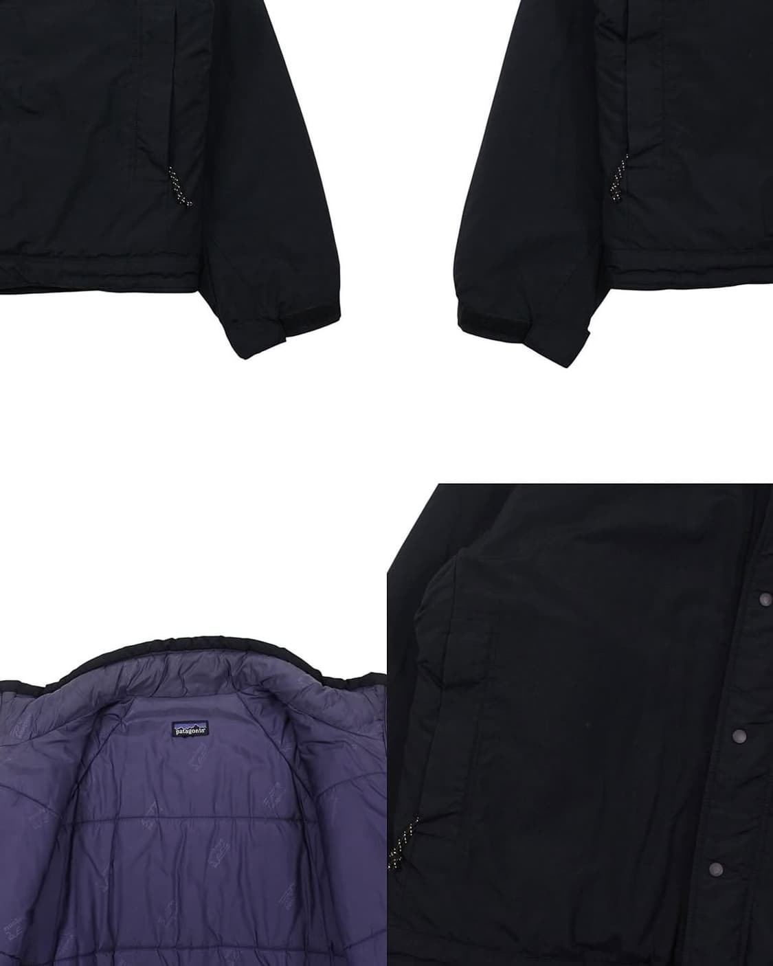 1997 파타고니아 BTU 인슐레이티드 자켓 블랙 빈티지 상품이미지10