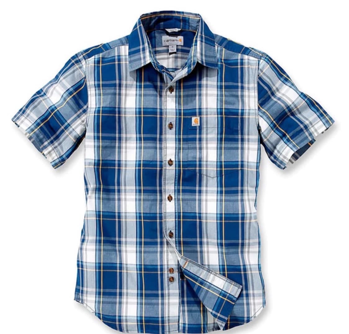 새상품) 칼하트 반팔 체크 셔츠 상품이미지1