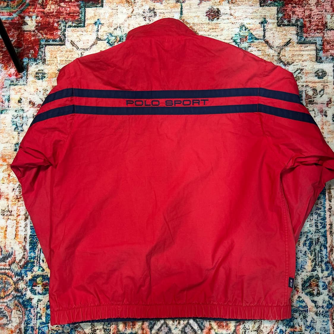 [L] 90s 폴로 스포츠 리버시블 자수로고 스윙자켓 상품이미지3