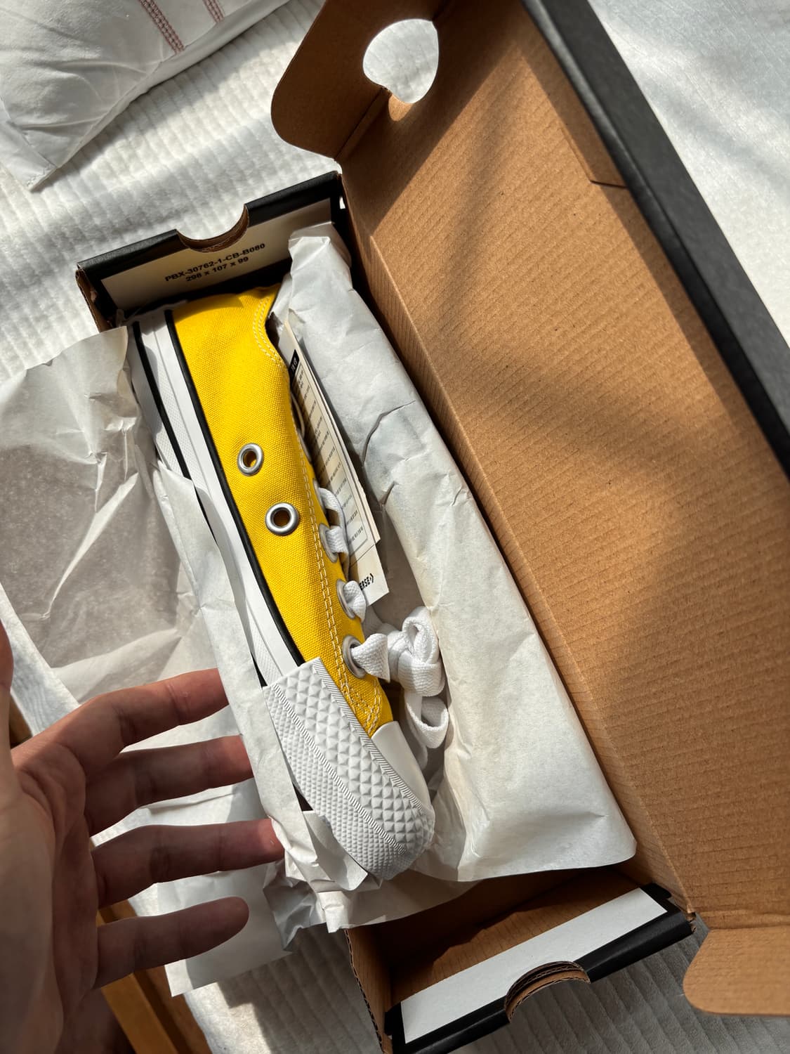 컨버스 올스타 스케치 로우 옐로우 235 새상품  상품이미지2