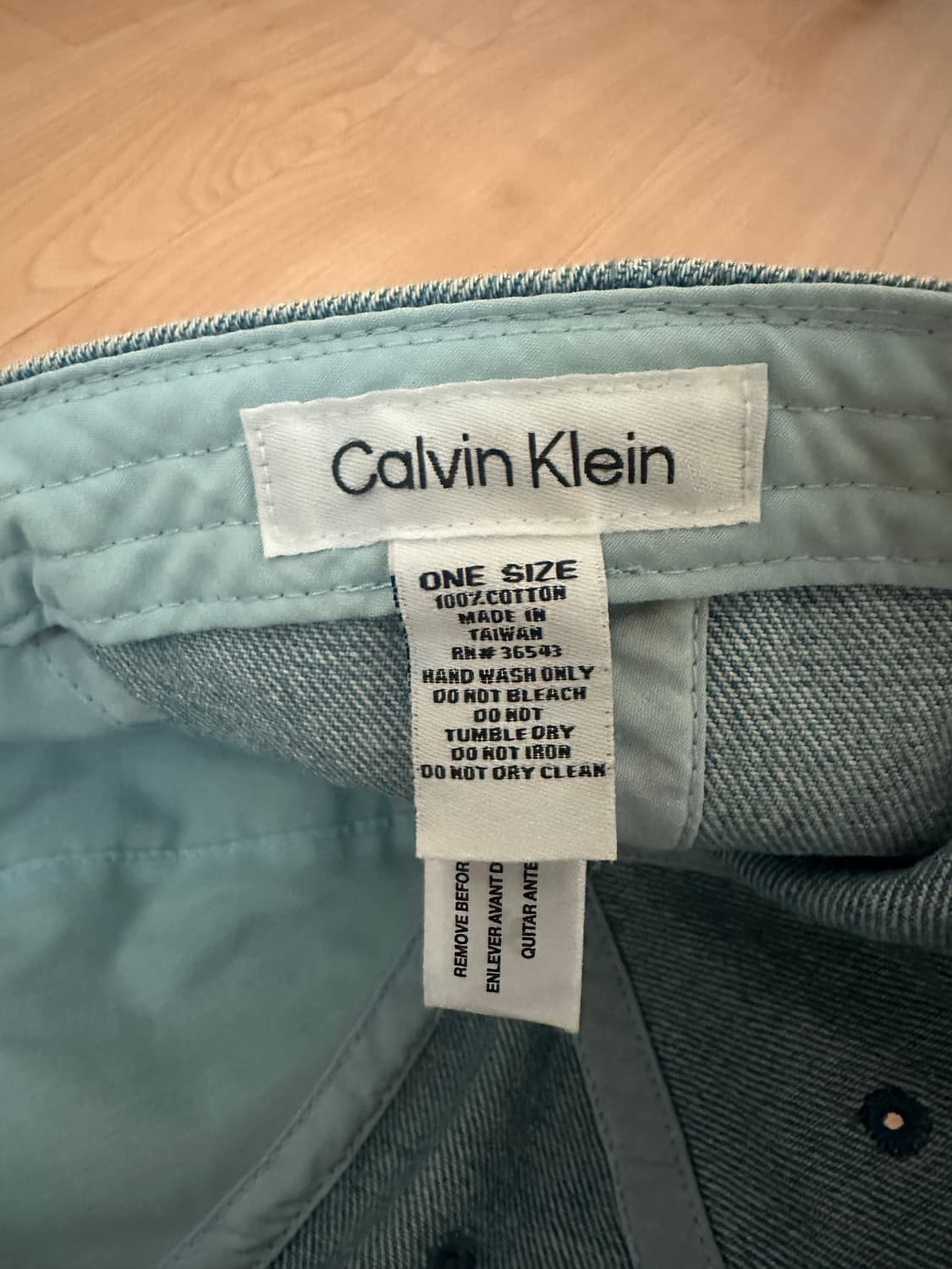 캘빈클라인 볼캡 데님 모자 상품이미지5