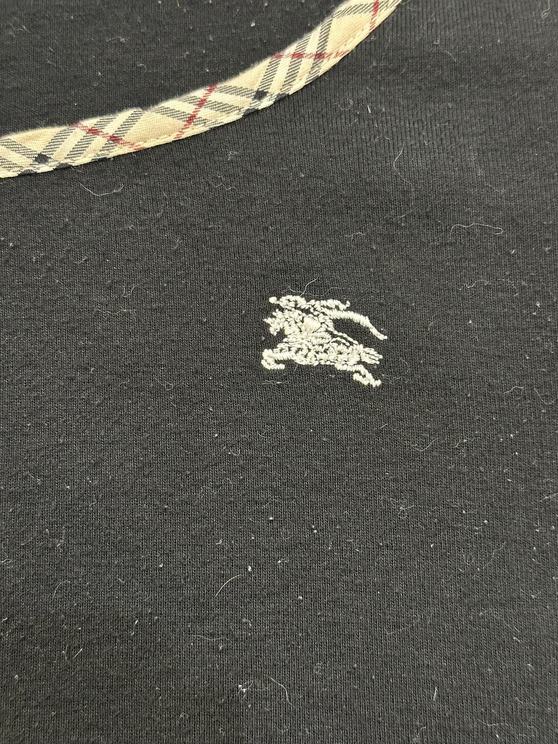 38)버버리 빈티지 여성 블랙 숏슬리브 상품이미지2