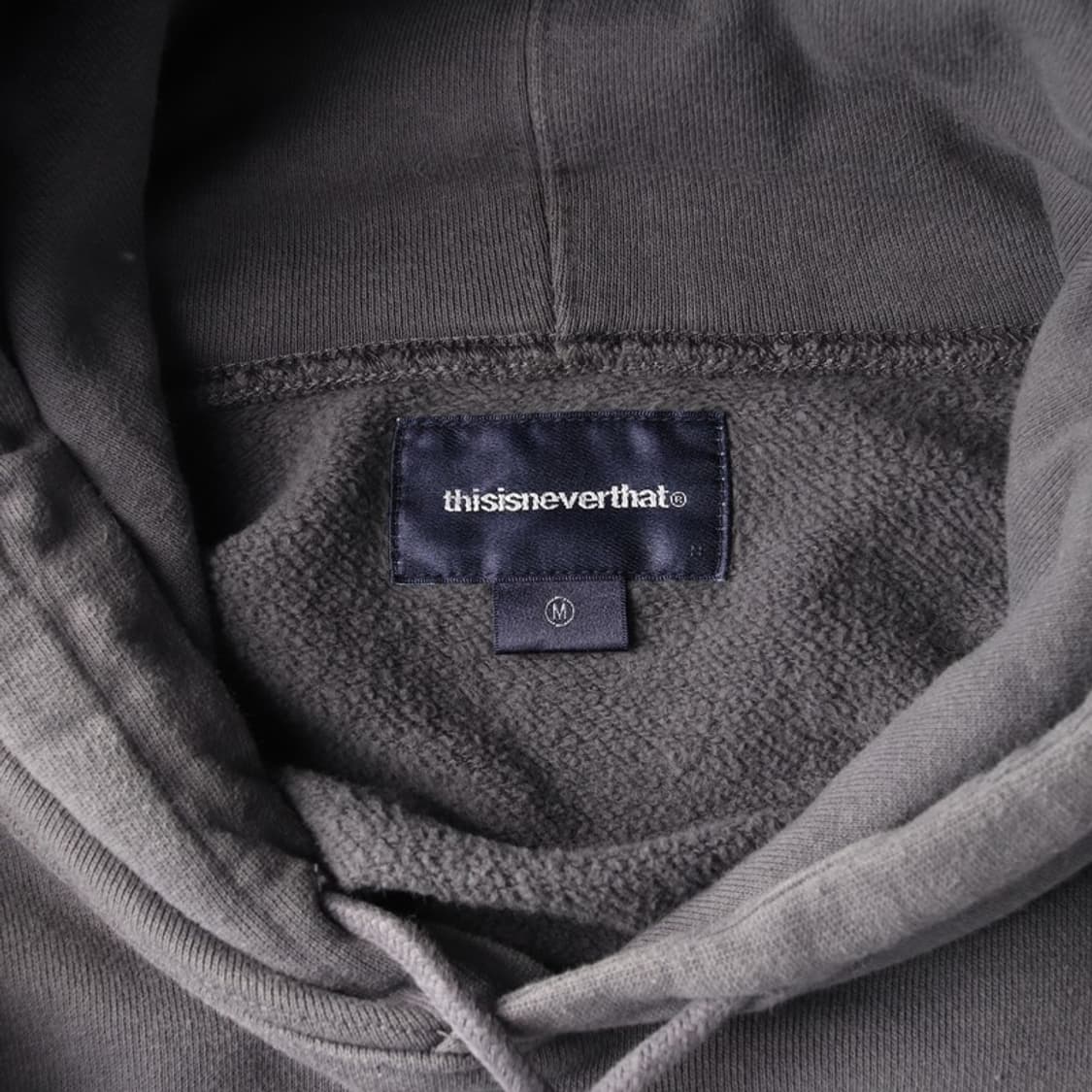 디스이즈네버댓 T-Logo 차콜 후드티 M 상품이미지5