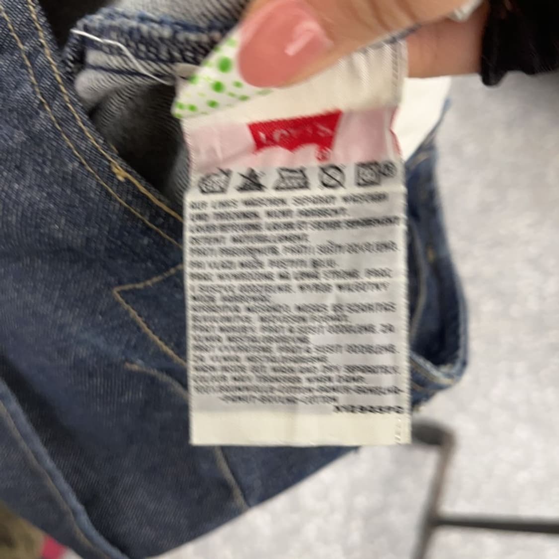 리바이스 엔지니어드 데님 스커트 청치마 M C08956 상품이미지7