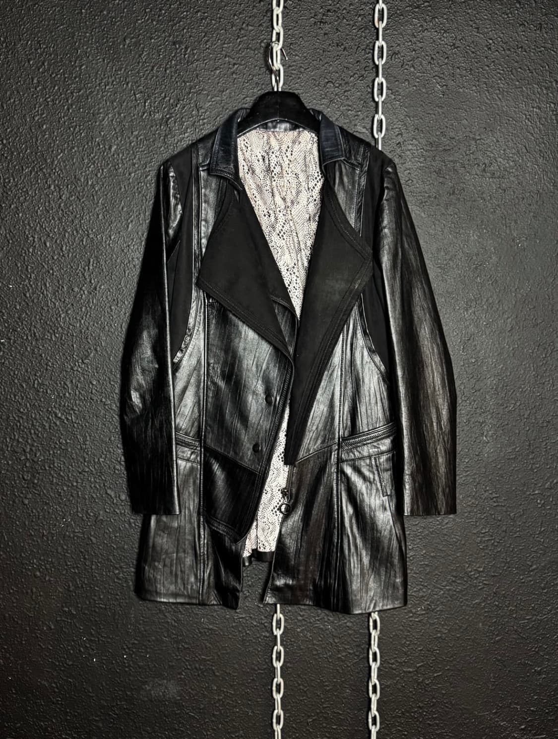 Gothic mood Leather Jacket 상품이미지1