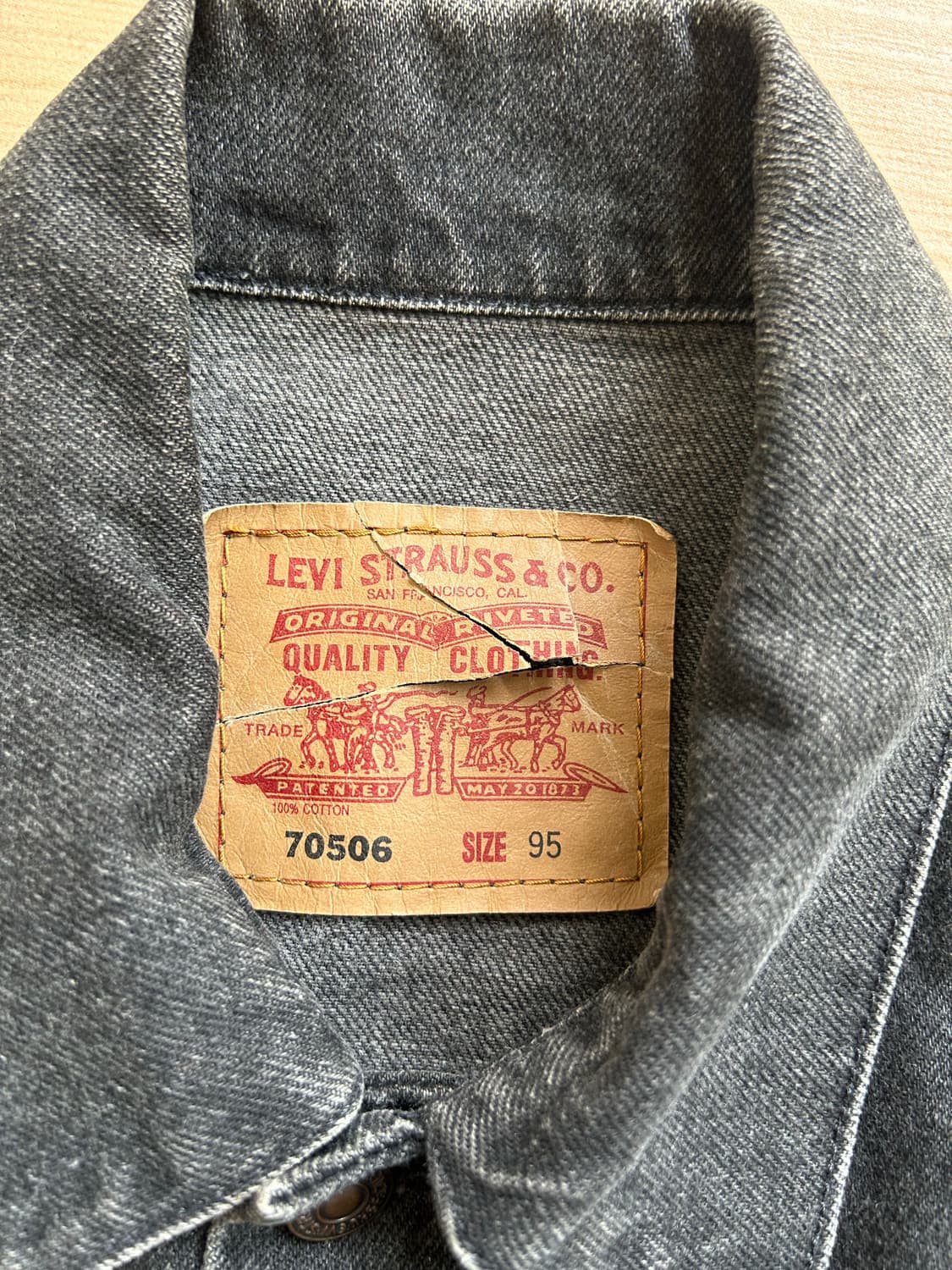 90‘s 리바이스 70506 블랙 트러커자켓 상품이미지4