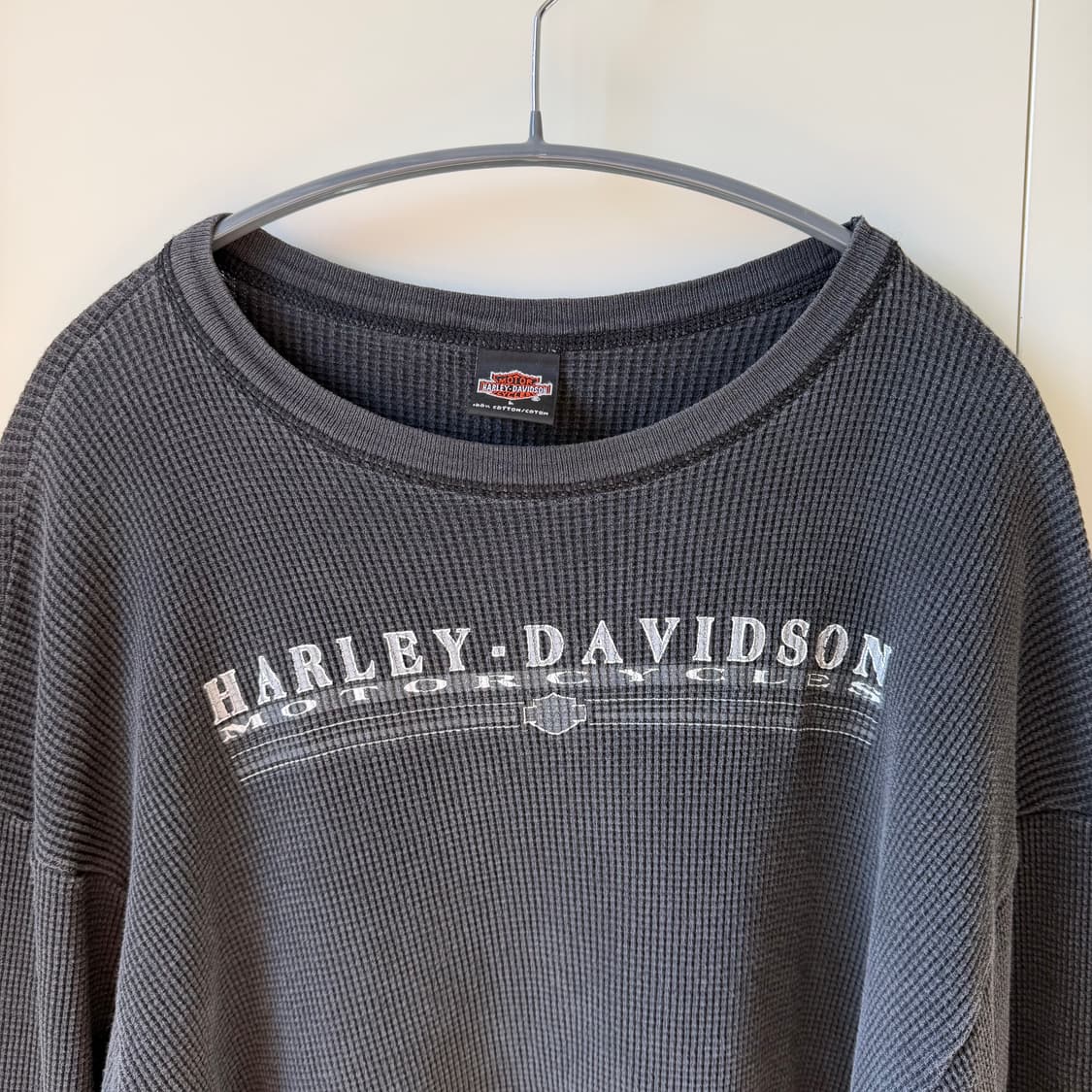 90s 빈티지 할리데이비슨 와플 롱슬리브 써멀 상품이미지6